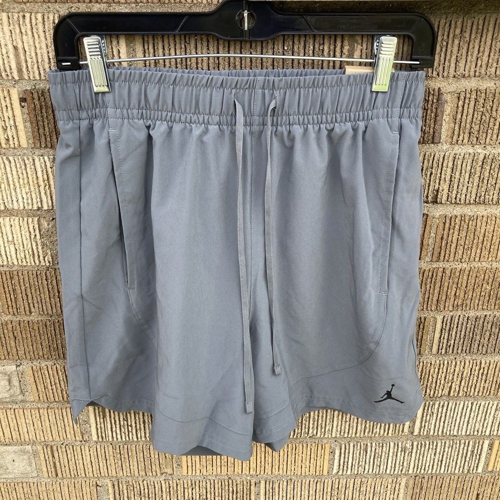 NEW Jordan‎ Dri-Fit Sport Woven Shorts Mens Small Gray Jumpman Activewear